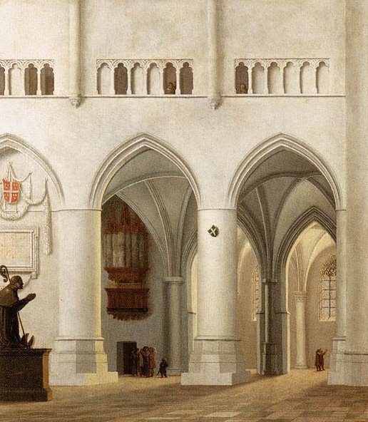 Pieter Jansz Saenredam Interior of the Church of St Bavo at Haarlem